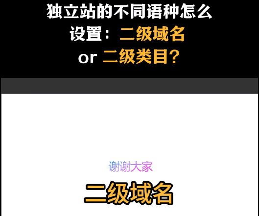 独立站多语种布局：二级域名VS二级类目，哪种更优？