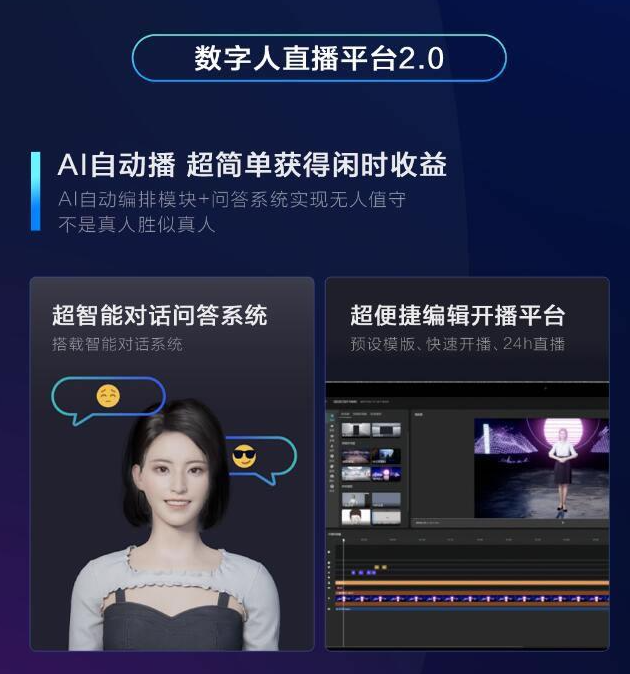 百度AI数字人：24小时直播不停，探索未来科技的无限可能！